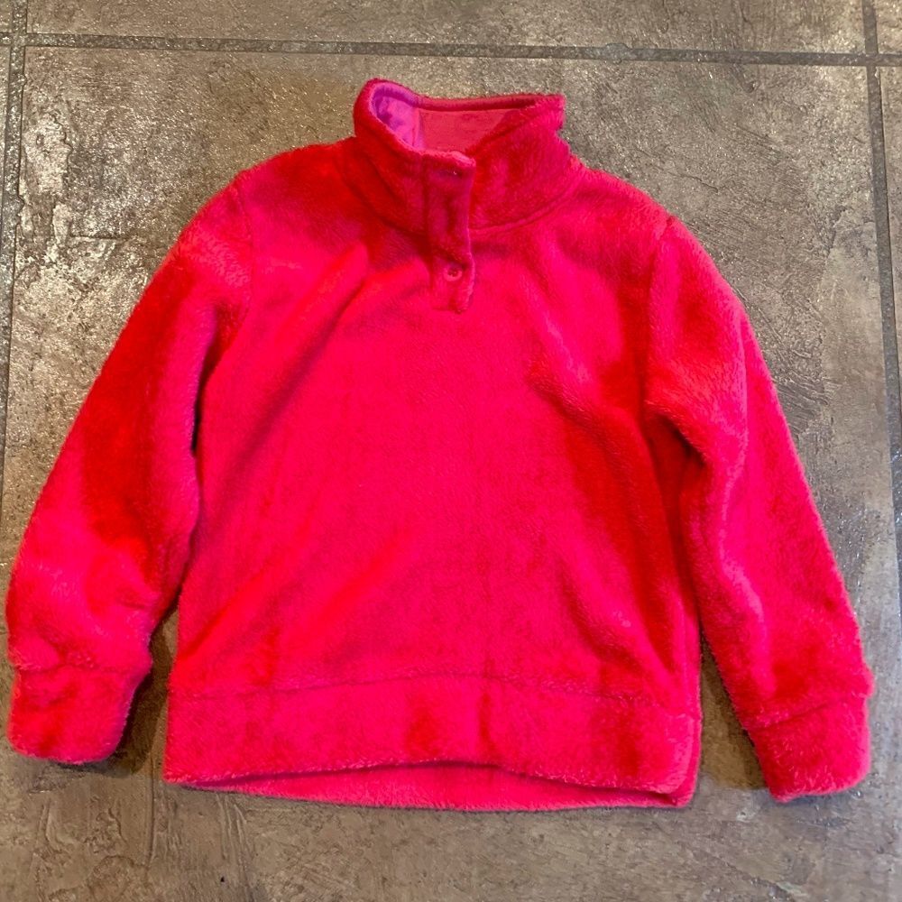 Pumpkin Patch‎ Youth Girls 5 Pink Sweatshirt fuzzy